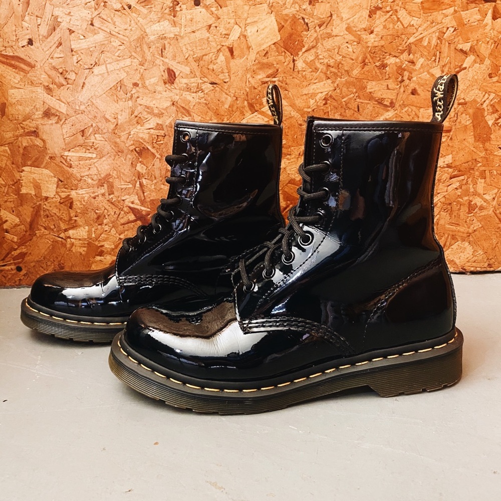 Dr Martens Women’s Patent Leather Boots